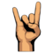 Sign of the Horns - Medium emoji on Emojidex